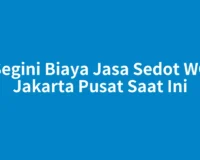 Segini Biaya Jasa Sedot WC Jakarta Pusat Saat Ini