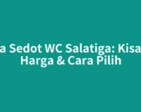 Jasa Sedot WC Salatiga: Kisaran Harga & Cara Pilih