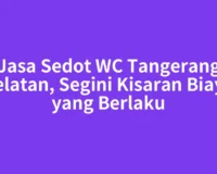 Jasa Sedot WC Tangerang Selatan, Segini Kisaran Biaya yang Berlaku