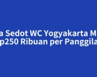 Jasa Sedot WC Yogyakarta Mulai Rp250 Ribuan per Panggilan