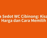 Jasa Sedot WC Cibinong: Kisaran Harga dan Cara Memilih