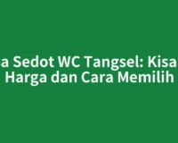 Jasa Sedot WC Tangsel: Kisaran Harga dan Cara Memilih