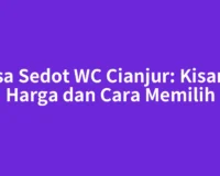 Jasa Sedot WC Cianjur: Kisaran Harga dan Cara Memilih