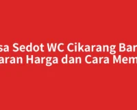 Jasa Sedot WC Cikarang Barat: Kisaran Harga dan Cara Memilih
